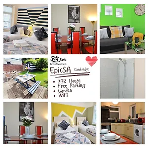 Epicsa - 3 Bedroom Family & Corporate Stay, Garden And Free Parking Cambridge (Cambridgeshire)